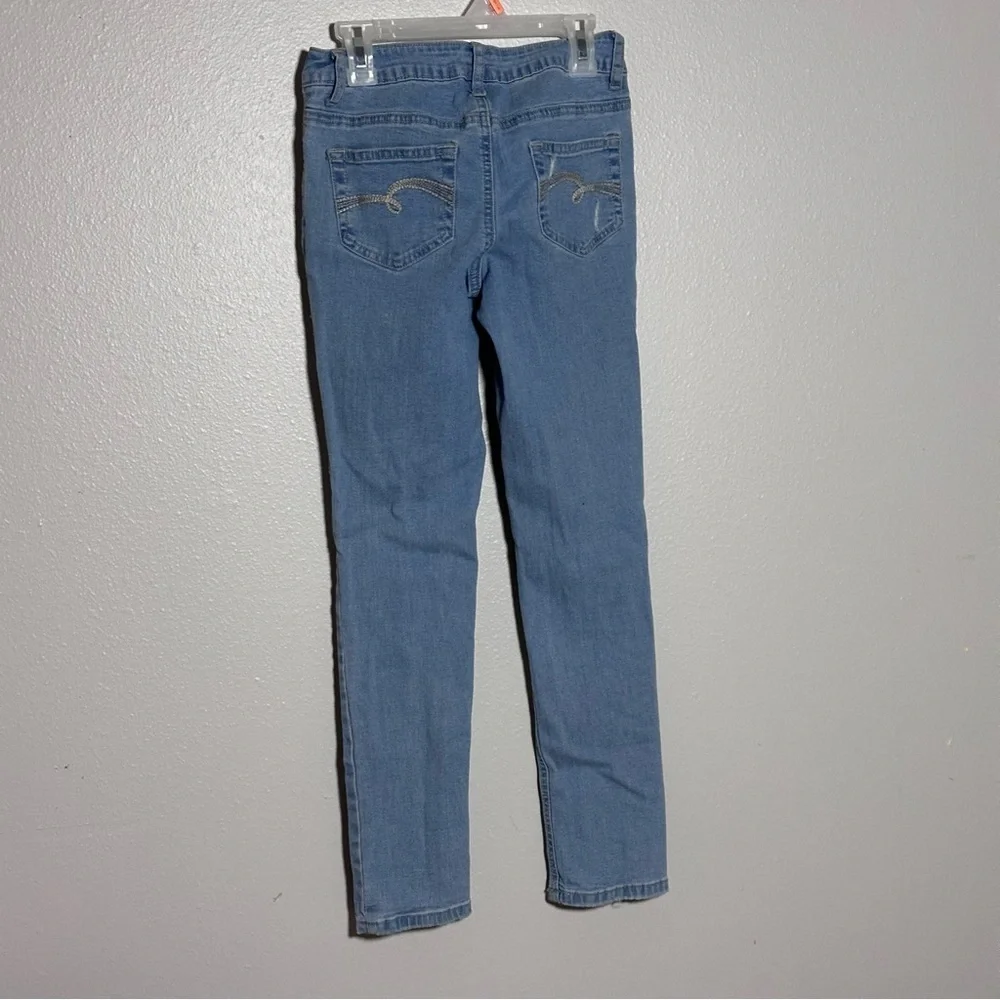Justice Kids Girls Denim‎ Light Blue Simply Low Jegging Jeans size 10.